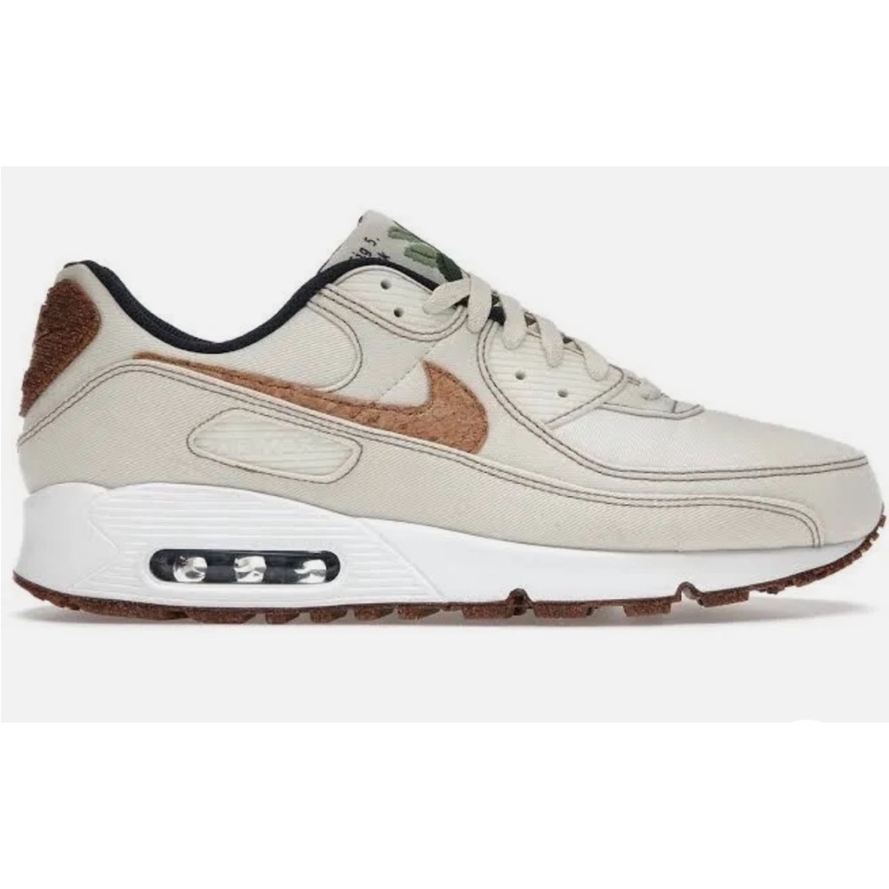 Nike Air Max 90 SE Cork Coconut Milk Wheat/Obsidian Size US M5.5 W6